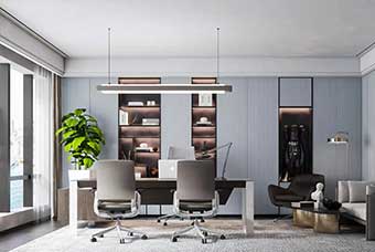 长治轻奢风格-书房