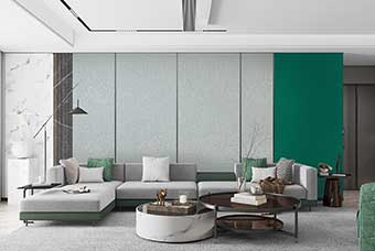 长治轻奢风格-客厅