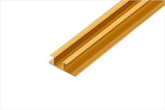 长治航空纤维墙咔铝合金带灯中条（钛金氧化）