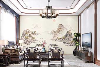 长治森佰汇航空纤维墙咔（巴山蜀水）