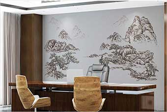 长治森佰汇航空纤维墙咔（山水之间）