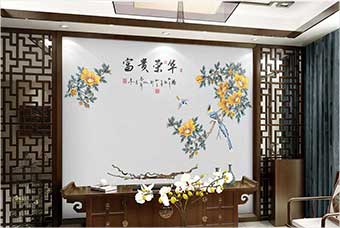 长治森佰汇航空纤维墙咔（富贵荣华）